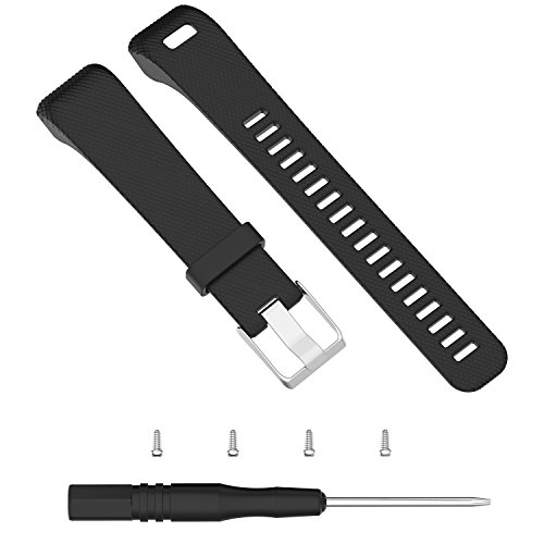 Ruentech Ersatz Silikon Band weiche Bänder Riemen Armbänder Kompatibel mit Garmin Vivosmart HR + Smartwatch Zubehör Ruentech Ersatz Silikon Band weiche Bänder Riemen Armbänder Kompatibel mit Garmin Vivosmart HR + Smartwatch Zubehör von RuenTech