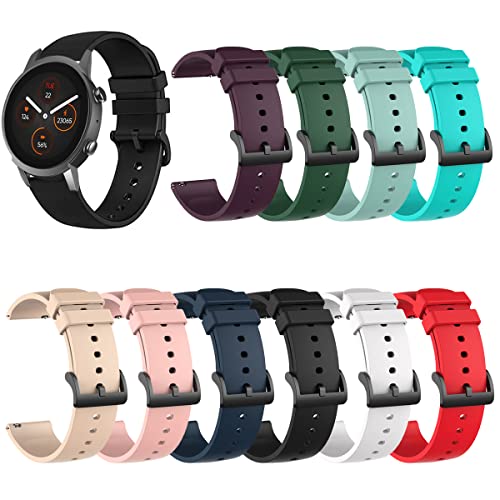 Uhrenarmband für Garmin vivoactive 6/vivoactive 5/vivoactive 3/vivomove 3/Venu/Venu SQ/Venu SQ 2/Venu 2 Plus Armband für Garmin Forerunner 165/245/645/55 Uhrenarmband (10er Pack) von RuenTech
