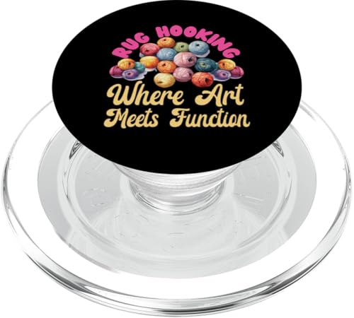 Teppichhaken: Wo Kunst auf Funktion für Frauen trifft PopSockets PopGrip für MagSafe Teppichhaken: Wo Kunst auf Funktion für Frauen trifft PopSockets PopGrip für MagSafe von Rug Hooking and Rug Making Designs For Women