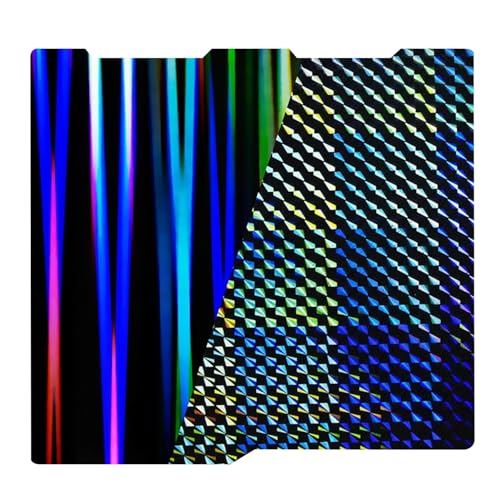 RugooSpink 256 x 268 mm Kobra 3/Kobra 3 Combo doppelseitige Platte aus glattem Stahlblech H1H Platform Build Sheet (Phantom + Lichtstrahl) beheiztes Bett für Anycubic 3D-Drucker von RugooSpink