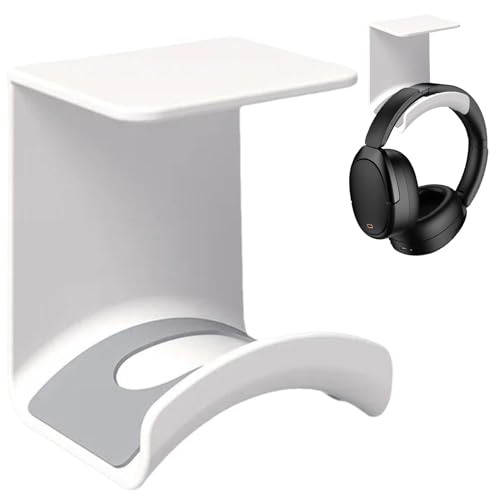 Ruhnjyg Kopfhörerständer Headset-Halter, Kopfhörerhaken - Selbstklebender Wandhalter für Kopfhörer,Platzsparender Selbstklebender Game-Kopfhörer-Aufhänger für Schreibtisch, Zuhause, Wohnheim Ruhnjyg Kopfhörerständer Headset-Halter, Kopfhörerhaken - Selbstklebender Wandhalter für Kopfhörer,Platzsparender Selbstklebender Game-Kopfhörer-Aufhänger für Schreibtisch, Zuhause, Wohnheim von Ruhnjyg