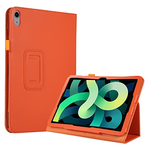 RuiRdot 8,3 Zoll iPad Mini 6. Generation Hülle 2021, Leichte Premium Folio Hülle, Buchcover-Design, Multi-Angle Viewing Stand Case für iPad Mini 6. Gen 8,3 Zoll (Orange) von RuiRdot