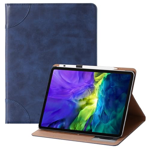 RuiRdot Book Case für iPad Pro 11 Zoll Case M4 2024 (5. Generation), Slim Folio Stand Schutzhülle für Tablet mit Kartenschlitzen Cover für iPad Pro 11-Zoll (M4) 2024 (Blau) von RuiRdot