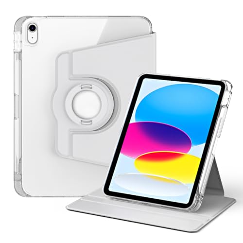 RuiRdot Smart Case Kompatibel mit iPad Mini 6 8.3'', 360 Grad drehbarer Ständerschutz mit Smart Stand Cover Auto Sleep/Wake Funktion für iPad Mini 6th Gen 8.3Inch 2021 (Grey) von RuiRdot