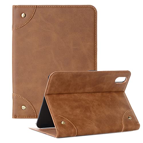 RuiRdot Standing Case für iPad 10. Generation, Leichte Premium-Folio-Hülle, Buchcover-Design, Multi-Winkel-Anzeigeständer, automatische Sleep/Wake-Funktion für iPad 10. Gen 10,9" (Hellbraun) von RuiRdot