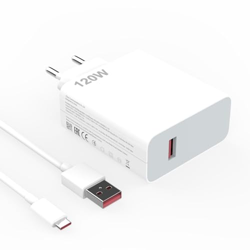 120W USB C Ladegerät Ladekabel für Xiaomi 15 15 Ultra 14T Pro14 Ultra 13T Pro 13 Pro 13 12T 11T Pro, Redmi Note 14 Pro Plus 13 12 Pro Poco X7 X6 Pro Black Shark 5, Poco F6 Schnellladegerät Netzteil von Ruilezyo