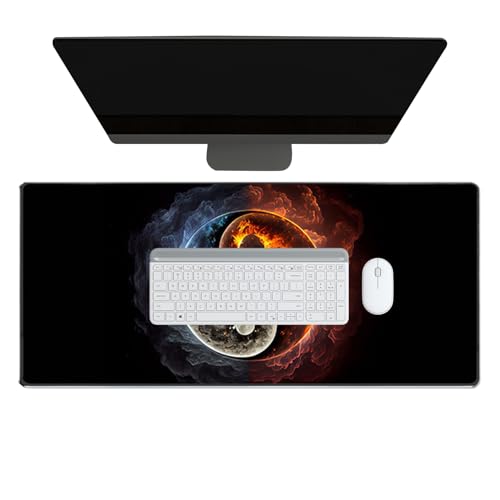 XXL Schreibtisch Mauspad,XXL rutschfeste Computer-Mousepad mit Stopp-Rändern | Stilvolle Glatte Oberfläche Gaming-Zubehör für Jugendliche und Erwachsene XXL Schreibtisch Mauspad,XXL rutschfeste Computer-Mousepad mit Stopp-Rändern | Stilvolle Glatte Oberfläche Gaming-Zubehör für Jugendliche und Erwachsene von Ruilonghai