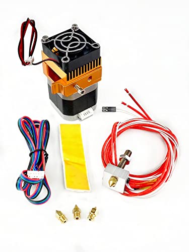 Ruimou MK8 Extruder Hotend Kit mit 0,2/0,3/0,4/0,5 mm Düse Druckkopf für MakerBot Prusa I3 Reprap DIY 3D-Drucker von Ruimou