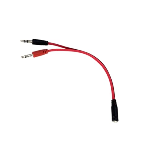Ruiogoe 3 5 Mm Auditorisch Y Splitter Kabel 20 Cm 1 Männliche/weibliche Bis 2 Männliche/weibliche Splitter Für Kopfhörer Und Mikrofonflatdraht Ruiogoe 3 5 Mm Auditorisch Y Splitter Kabel 20 Cm 1 Männliche/weibliche Bis 2 Männliche/weibliche Splitter Für Kopfhörer Und Mikrofonflatdraht von Ruiogoe