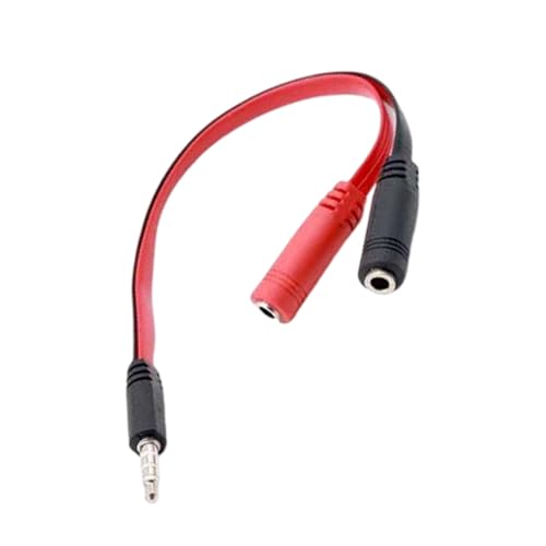 Ruiogoe 3 5 Mm Auditorisch Y Splitter Kabel 20 Cm 1 Männliche/weibliche Bis 2 Männliche/weibliche Splitter Für Kopfhörer Und Mikrofonflatdraht Ruiogoe 3 5 Mm Auditorisch Y Splitter Kabel 20 Cm 1 Männliche/weibliche Bis 2 Männliche/weibliche Splitter Für Kopfhörer Und Mikrofonflatdraht von Ruiogoe