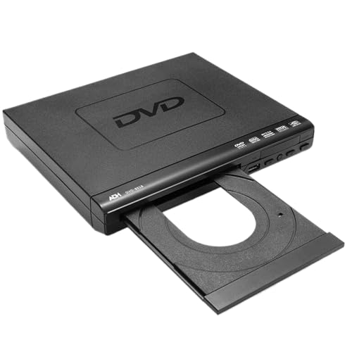 Ruiqas Kompakter DVD- Player für TV Multi- Region Code Zone Free Player mit Fernbedienung Kompatibel mit CD DVD VCD Ruiqas Kompakter DVD- Player für TV Multi- Region Code Zone Free Player mit Fernbedienung Kompatibel mit CD DVD VCD von Ruiqas