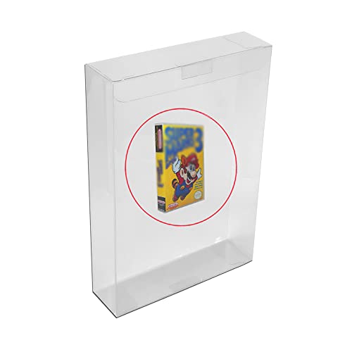 Ruitroliker 10pcs Clear Box Sleeve Protector for NES Games Cartridge Box von Ruitroliker