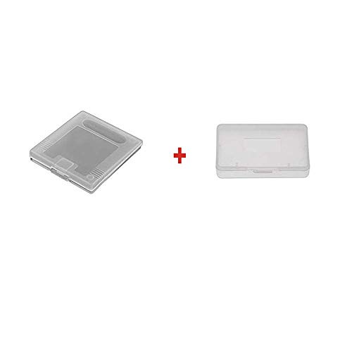 Ruitroliker 10pcs Game Cartridge Case Clear Protection for Gameboy Color GBC & 10pcs Games Case Dust Cover White protecton for Gameboy Advance GBA von Ruitroliker