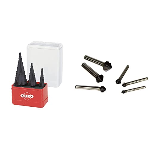 Ruko A101032F Stufenbohrer Satz Tiain & A102156F Kegel- und Entgratsenker Satz Tiain Ruko A101032F Stufenbohrer Satz Tiain & A102156F Kegel- und Entgratsenker Satz Tiain von Ruko
