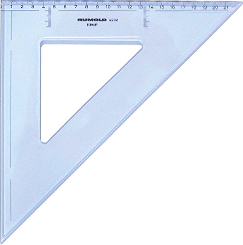 Dreieck, 32cm lang, Grad 45° von Rumold