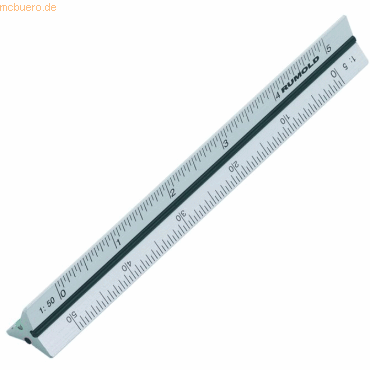 Rumold Aluminium-Dreikant 10 cm Kunststoff Teilung ingenieur DIN von Rumold