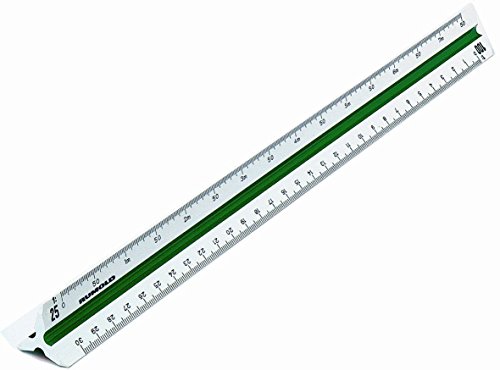 Rumold Dreikantmaßstab 150/150KE/DIN/30 30 cm weiß Kunststoff ingenieur DIN von Rumold