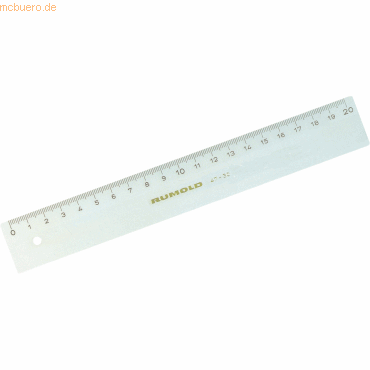 Rumold Lineal 30cm Acryl transparent von Rumold