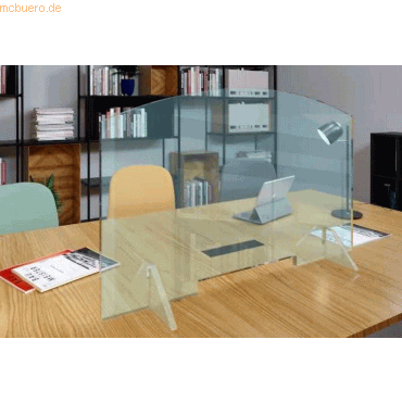 Rumold Schutzwand PC BxTxH 1500x5x1000mm transparent von Rumold