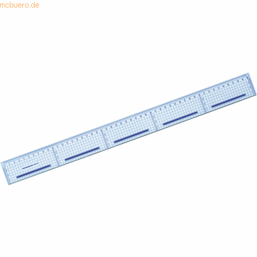 Rumold Zeichenlineal Grid 50cm mit Stahlkante von Rumold
