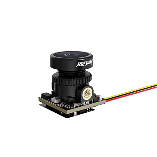 RunCam Nano 4 1/3” 800TVL CMOS FPV Kamera 2,1 mm (M8) FOV 155° 2,9g Micro FPV Kamera PAL NTSC Umschaltbar für RC FPV Racing Drone Quadcopter Multicopter, Bessere Nachtsicht bei Schwachem Licht von RunCam