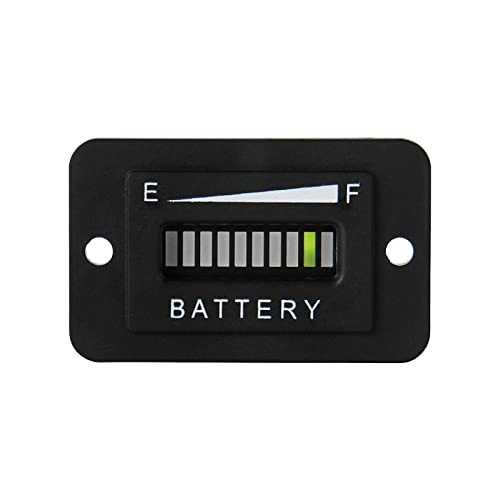 Runleader 36-V-Batterieladezustandsanzeige, Blei-Säure-Batterieanzeige (nicht im Trojan Type enthalten), Batterietester; Batterieentladewarnung, Verwendung für Golfwagen, Gabelstapler, Star Car von Runleader