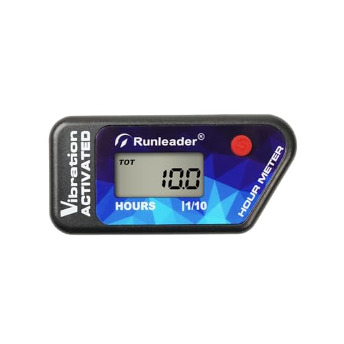 Runleader Accelerate Vibrationsstundenzähler, Wartungserinnerung für Rasenmäher, Generator, Kompressor, Motorrad, Schneemobil, Kettensäge usw. Runleader Accelerate Vibrationsstundenzähler, Wartungserinnerung für Rasenmäher, Generator, Kompressor, Motorrad, Schneemobil, Kettensäge usw. von Runleader