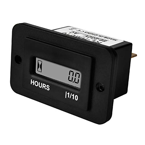 Runleader Digitaler LCD-Betriebsstundenzähler,AC 86V bis 230V, Gesamtstunden rücksetzbar,Verwendung für ZTR Rasenmäher,Traktor, Generator,Golfwagen,Clubauto,Scrubber,Marine,ATV-Motorkompressor Runleader Digitaler LCD-Betriebsstundenzähler,AC 86V bis 230V, Gesamtstunden rücksetzbar,Verwendung für ZTR Rasenmäher,Traktor, Generator,Golfwagen,Clubauto,Scrubber,Marine,ATV-Motorkompressor von Runleader