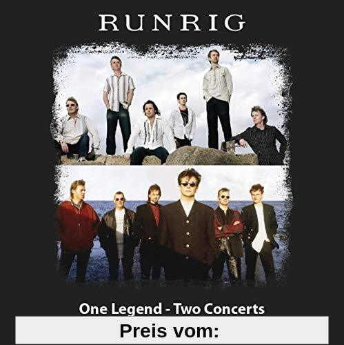 One Legend-Two Concerts-Limited Box (4CD+2DVD+2x7+Merch) von Runrig