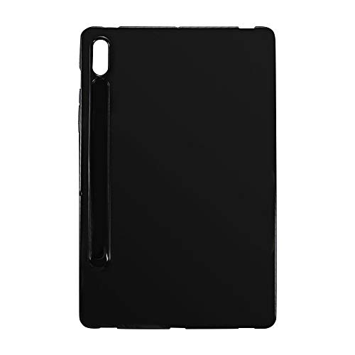 Runxingfu Schlagfest Gummi Weich Skin TPU Stoßfest Schützend Abdeckung Hüllen Hülle für Samsung Galaxy Tab S7 T870/T875 11 Zoll 2020 Tablet von Runxingfu