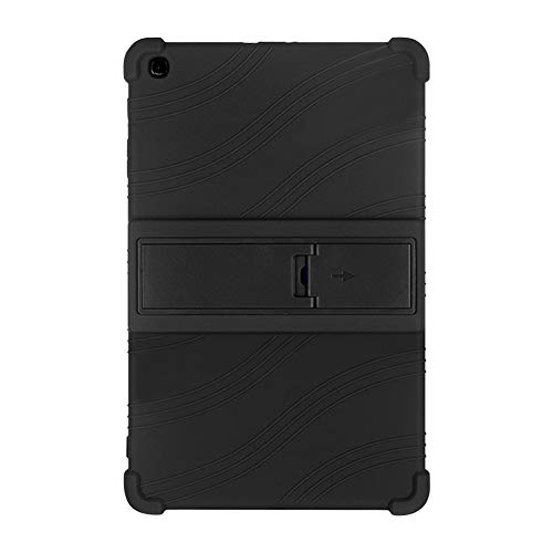 Runxingfu Schlagfest Stand Silikon Weich Skin Stoßfest Antifall Schützend Abdeckung Hüllen Hülle für Samsung Galaxy Tab A7 10,4 Zoll SM-T500 T507 2020 Tablet von Runxingfu