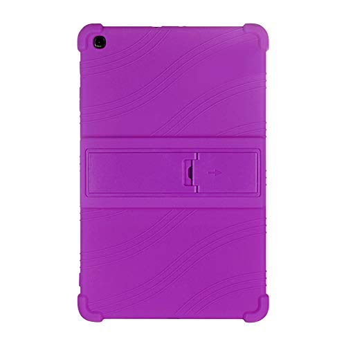 Runxingfu Schlagfest Stand Silikon Weich Skin Stoßfest Antifall Schützend Abdeckung Hüllen Hülle für Samsung Galaxy Tab A7 10,4 Zoll SM-T500 T507 2020 Tablet von Runxingfu