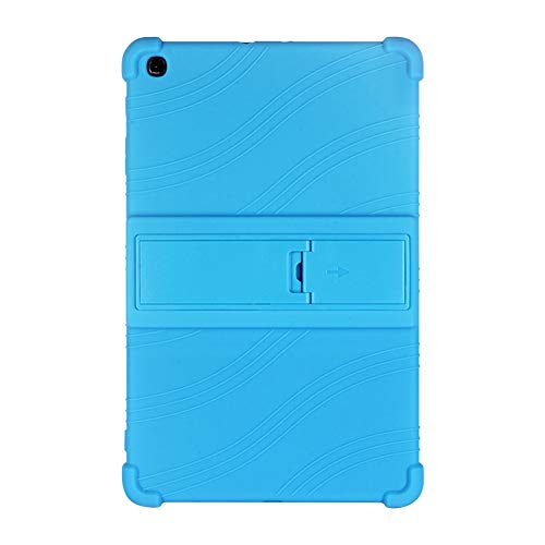 Runxingfu Schlagfest Stand Silikon Weich Skin Stoßfest Antifall Schützend Abdeckung Hüllen Hülle für Samsung Galaxy Tab A7 10,4 Zoll SM-T500 T507 2020 Tablet von Runxingfu