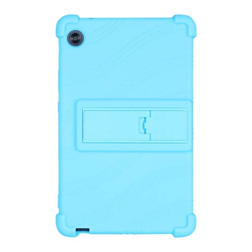 Runxingfu Schlagfest Stand Silikon Weich Skin Stoßfest Schützend Abdeckung Hüllen Hülle für Huawei MatePad T8 2020 KOB2-L09/W09 8,0 Zoll Tablet von Runxingfu