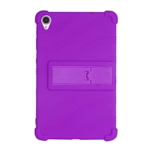 Runxingfu Schlagfest Stand Silikon Weich Skin Stoßfest Schützend Abdeckung Hüllen Hülle für Lenovo Tab M8 FHD HD M8FHD M8HD 8 Zoll TB8705 TB8505 2019 Tablet von Runxingfu