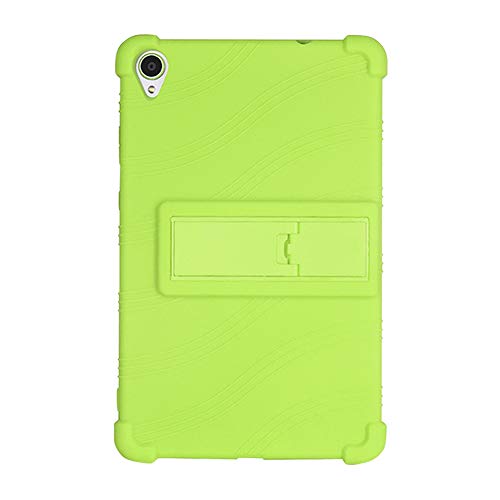 Runxingfu Schlagfest Stand Silikon Weich Skin Stoßfest Schützend Abdeckung Hüllen Hülle für Lenovo Tab M8 FHD HD M8FHD M8HD 8 Zoll TB8705 TB8505 2019 Tablet von Runxingfu