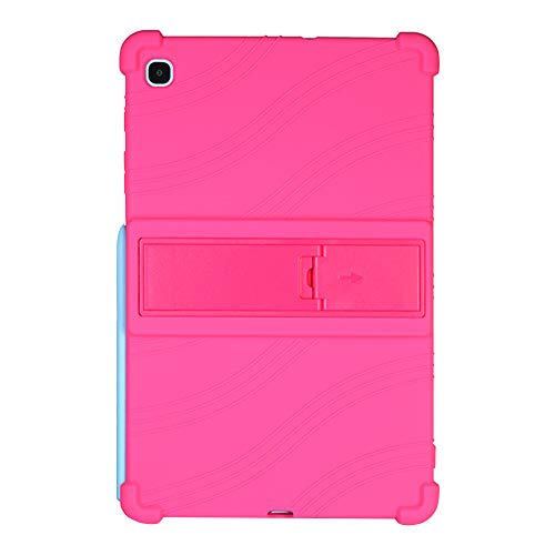 Runxingfu Schlagfest Stand Silikon Weich Skin Stoßfest Schützend Abdeckung Hüllen Hülle für Samsung Galaxy Tab S6 Lite 10.4 (P610/P615) 2020 Tablet von Runxingfu