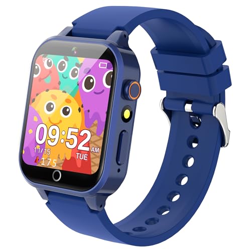 Ruopoem Smartwatch Kinder, Kinder Smartwatch mit 26 Spiele Kamera Musik Video Schrittzähler Hörbuch Wecker HD Touchscreen, Smart Watch Kinderuhr Geschenke für Mädchen Junge Student 4-12 Ruopoem Smartwatch Kinder, Kinder Smartwatch mit 26 Spiele Kamera Musik Video Schrittzähler Hörbuch Wecker HD Touchscreen, Smart Watch Kinderuhr Geschenke für Mädchen Junge Student 4-12 von Ruopoem
