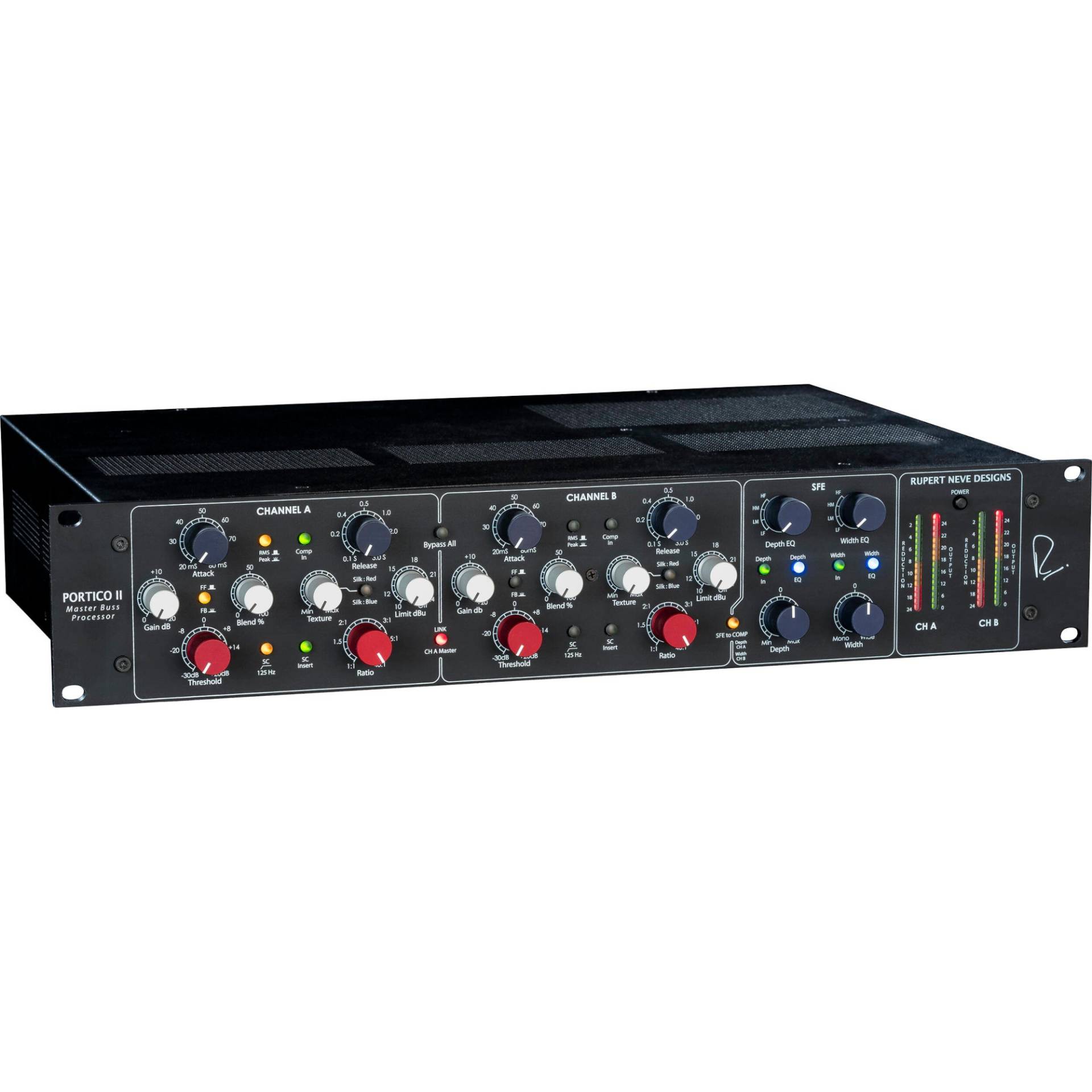 Rupert Neve Portico II Master Buss Processor Black Hardware Compressor and Limiter Rupert Neve Portico II Master Buss Processor Black Hardware Compressor and Limiter von Rupert Neve