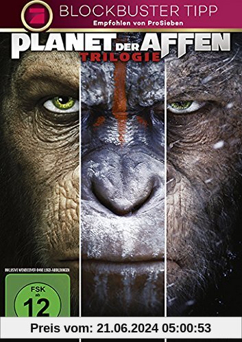 Planet der Affen Trilogie [3 DVDs] von Rupert Wyatt