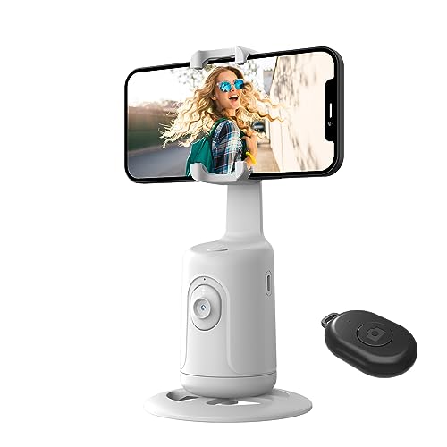 Auto Face Tracking Tripod - Empfindliche bewegliche Halterung, 360°Verfolgung, KI-Chip, Keine App erforderlich, kompatibel mit verschiedenen Handyhaltern unterschiedlicher Größe,-weiß Auto Face Tracking Tripod - Empfindliche bewegliche Halterung, 360°Verfolgung, KI-Chip, Keine App erforderlich, kompatibel mit verschiedenen Handyhaltern unterschiedlicher Größe,-weiß von Rupital