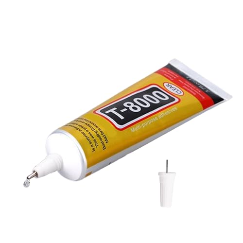 Mehrzweckkleber T8000 Smartphone Handy Adhesive Kleber Flüssig Gehäuseteile Display Touchscreen Glas etc (110ml) von Rurunklee