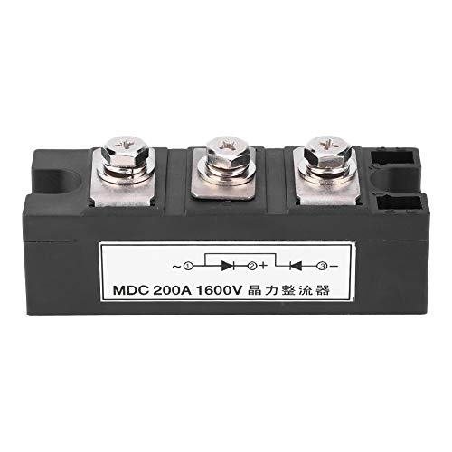 Brückengleichrichter Silicon Rectifier MDC 200A 1600V Inverter Diode Modul Gleichrichter Maximal wiederkehrender Spitzen-Rückspannungs-Anti-Rückgleichrichter für Golf Warenkorb Beleuchtungselektronik von Ruspela