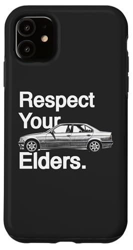 Respektiere deine Ältesten Vintage Euro E36 Hülle für iPhone 11 Respektiere deine Ältesten Vintage Euro E36 Hülle für iPhone 11 von Russ Designs
