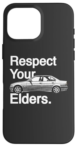 Respektiere deine Ältesten Vintage Euro E36 Hülle für iPhone 16 Pro Max Respektiere deine Ältesten Vintage Euro E36 Hülle für iPhone 16 Pro Max von Russ Designs