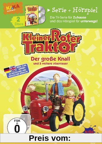 Kleiner roter Traktor 01, Serie + Hörspiel - Der große Knall + 5 weitere Abenteuer (+ Audi von Russell Haigh