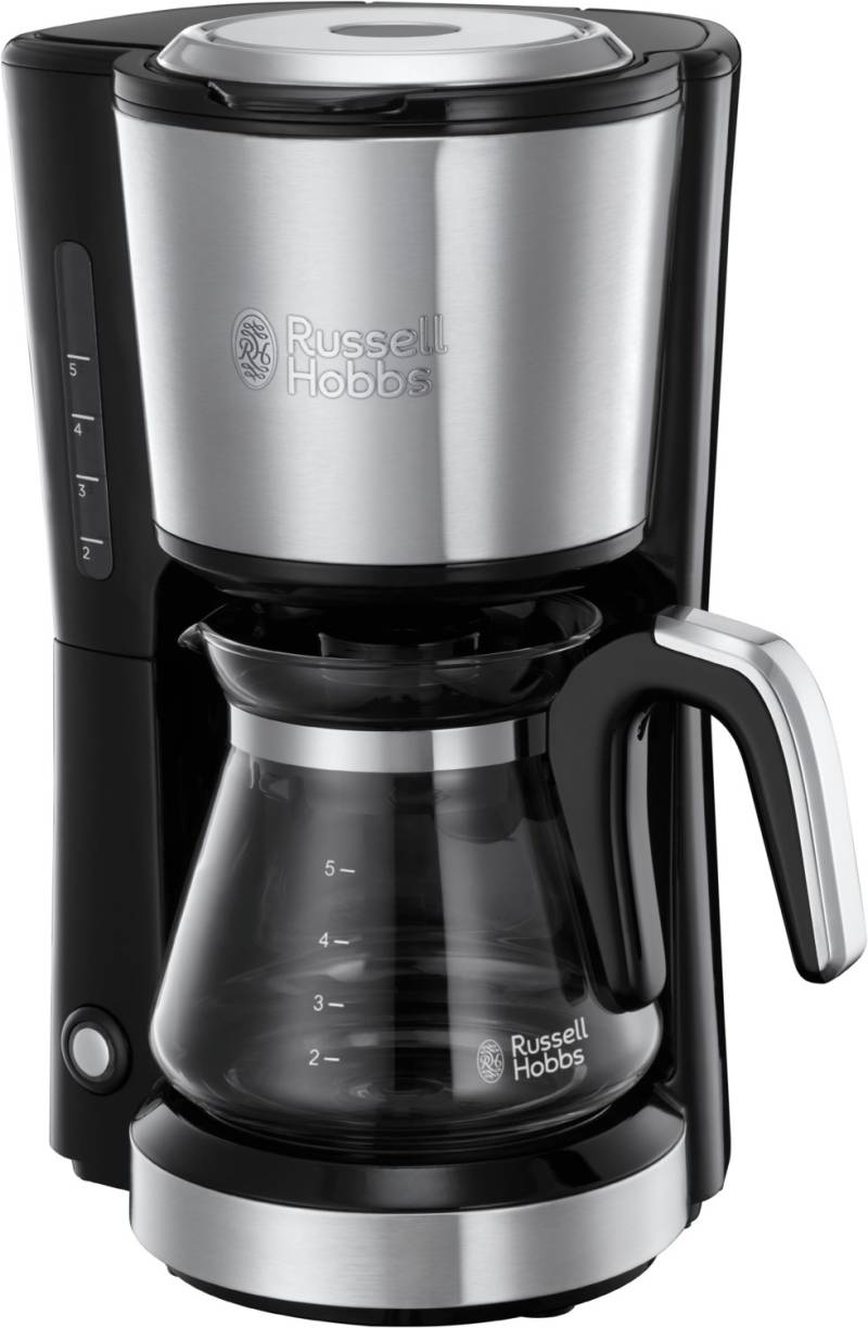 24210-56 Compact Home Mini-Glas-Kaffeemaschine edelstahl/schwarz von Russell Hobbs