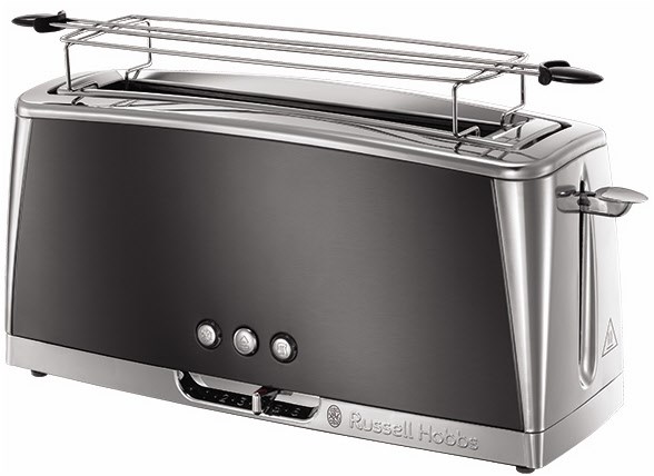 Luna Langschlitz Langschlitz-Toaster moonlight grau von Russell Hobbs