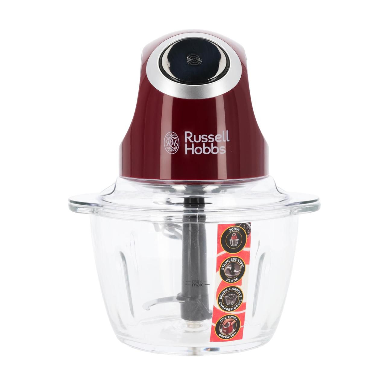 Russell Hobbs 24660-56 Desire Mini-Zerkleinerer, rot Russell Hobbs 24660-56 Desire Mini-Zerkleinerer, rot von Russell Hobbs