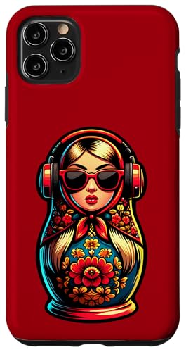 Russian Matroschka Musik Russland Russische Matrjoschka Hülle für iPhone 11 Pro Max von Russen Kostüm Russisch Matryoshka Party Designs